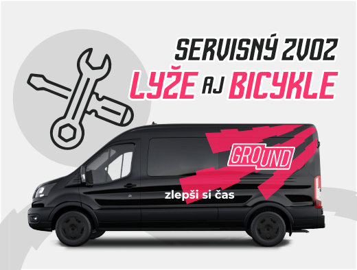 Servisný zvoz bicyklov v rámci servisných služieb Ground