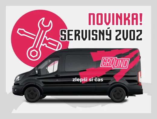 Servisný zvoz bicyklov v rámci servisných služieb Ground